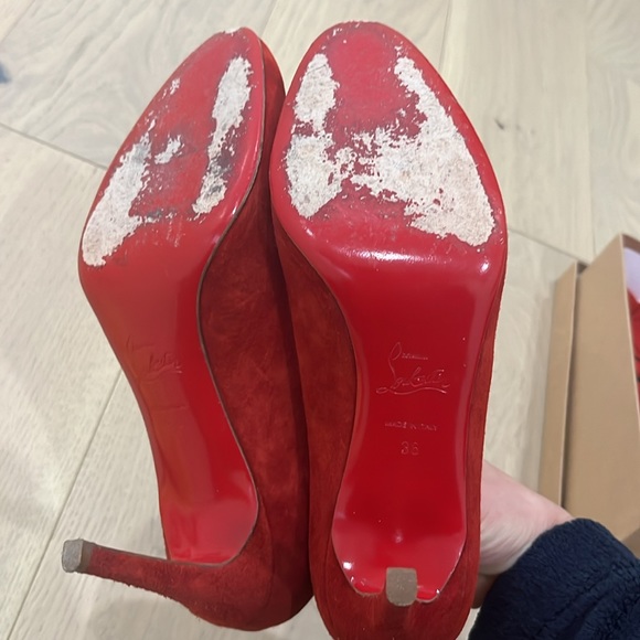 Christian Louboutin Suede Pumps - Picture 4 of 4